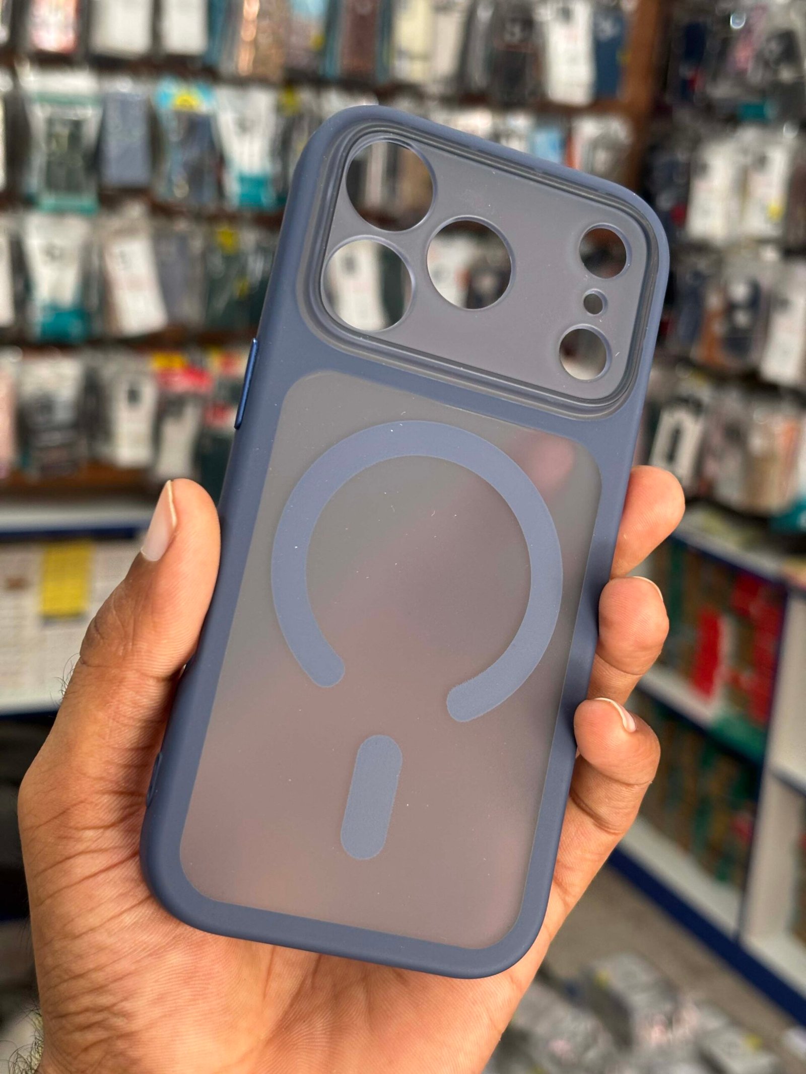 Premium Frosted MagSafe Case for iPhone 17 Pro Blue thumbnail 2