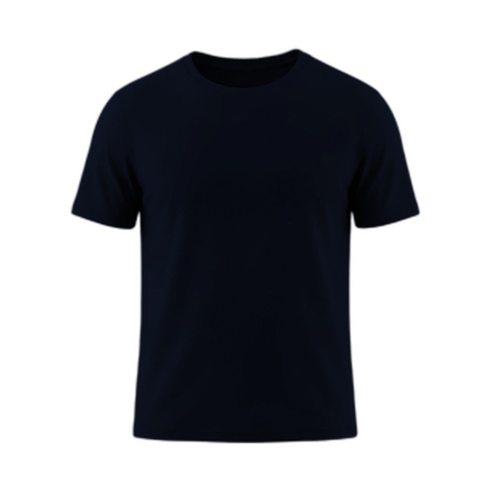 Navy Cotton Crew Tee